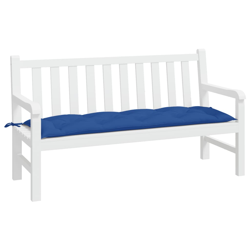 Cuscino per Panca Blu 150x50x7 cm in Tessuto Oxford