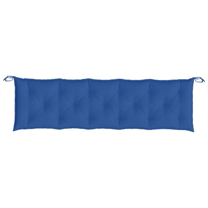 Cuscino per Panca Blu 180x50x7 cm in Tessuto Oxford