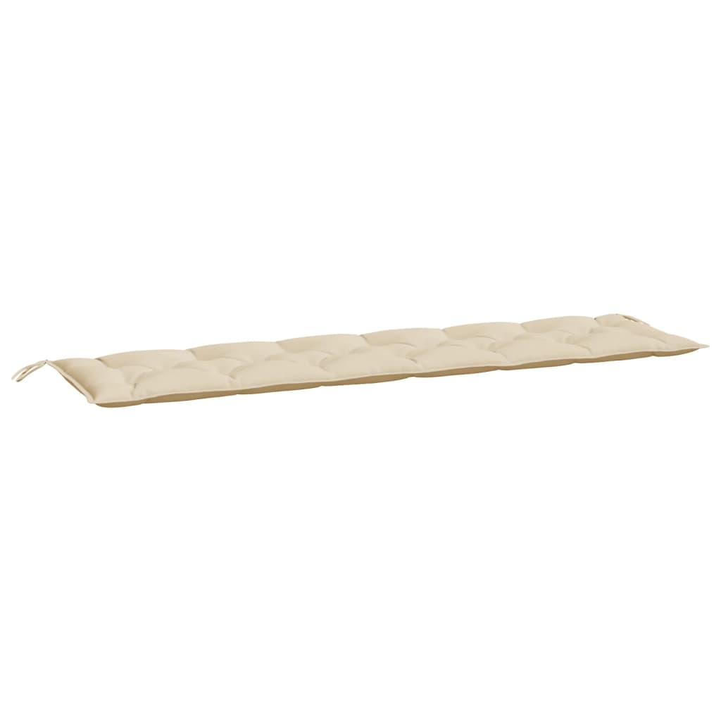 Cuscino per Panca Beige 200x50x7 cm in Tessuto Oxford