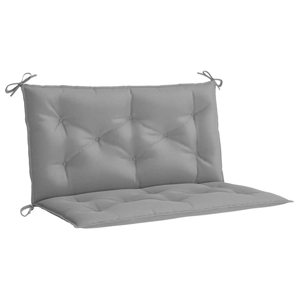 Cuscino per Panca Grigio 100x(50+50)x7cm in Tessuto Oxford