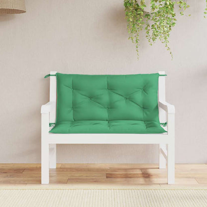 Cuscino per Panca Verde 100x(50+50)x7cm in Tessuto Oxford