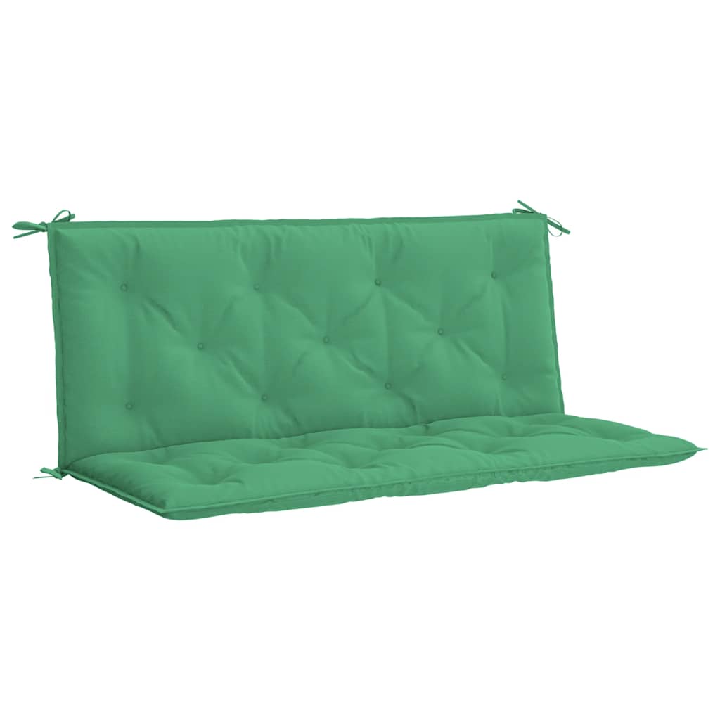 Cuscino per Panca Verde 120x(50+50)x7 cm in Tessuto Oxford