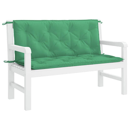 Cuscino per Panca Verde 120x(50+50)x7 cm in Tessuto Oxford