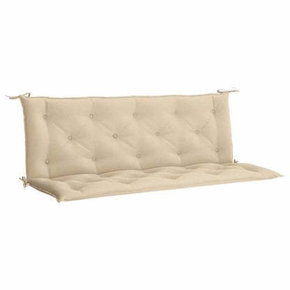 Cuscini Panca da Giardino 2pz Beige 150x50x7 cm Tessuto Oxford