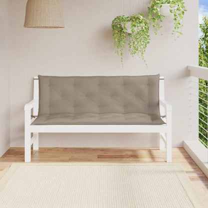 Cuscino per Panca Beige 150x(50+50)x7cm in Tessuto Oxford