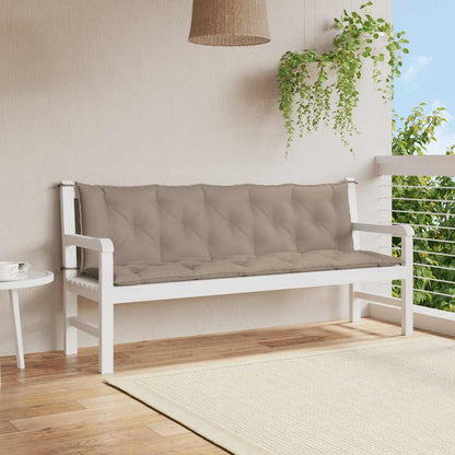 Cuscino per Panca Tortora 180x(50+50)x7 cm in Tessuto Oxford