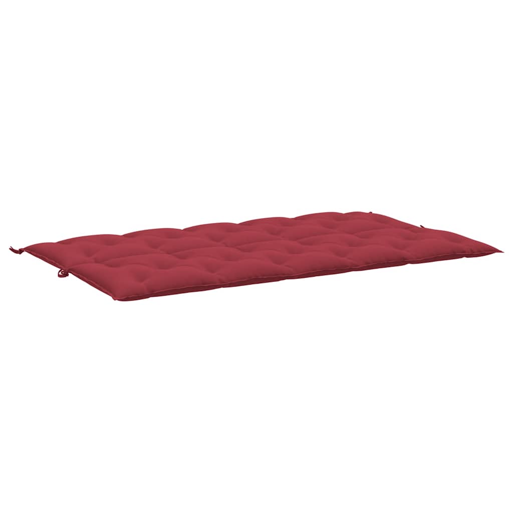 Cuscino per Panca Rosso Vino 180x(50+50)x7 cm in Tessuto Oxford