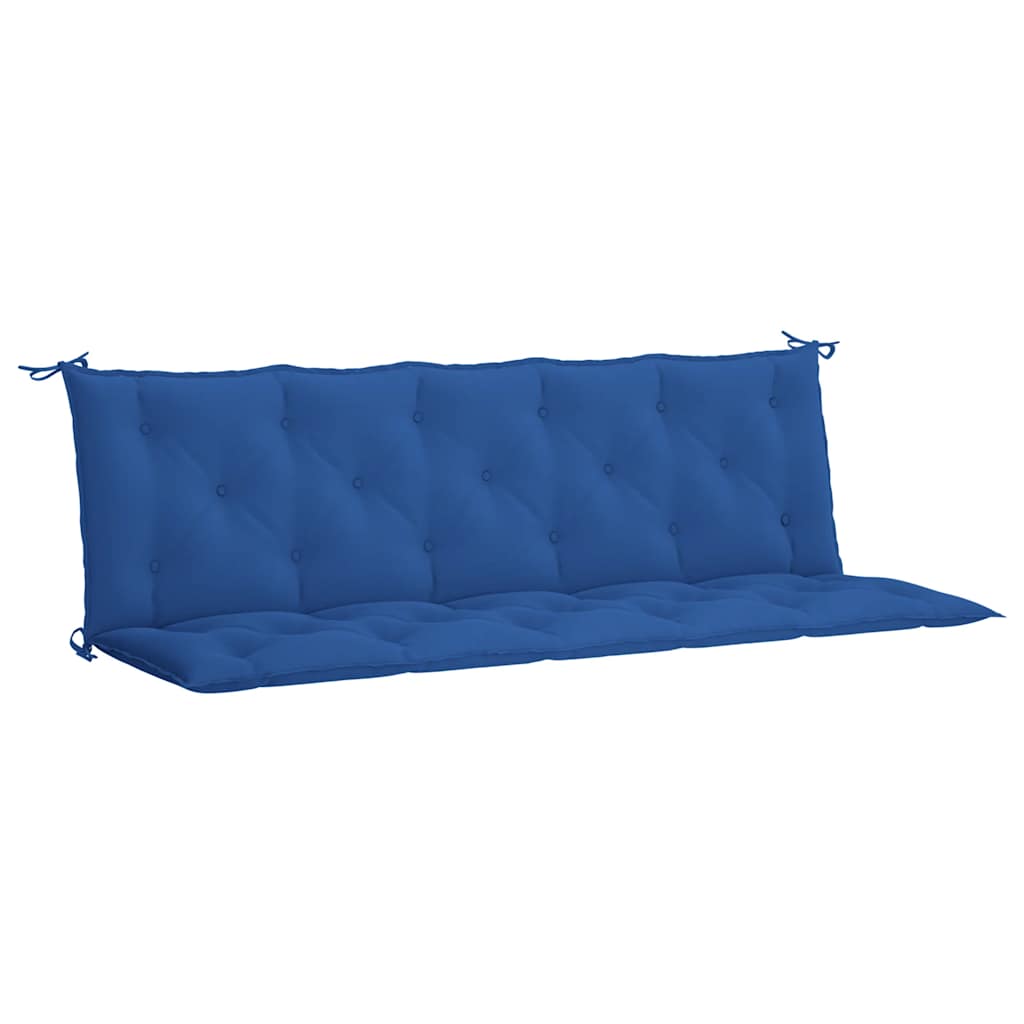 Cuscino per Panca Blu 180x(50+50)x7 cm in Tessuto Oxford