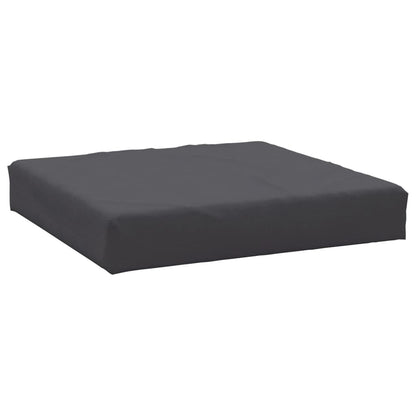 Cuscino per Pallet Antracite 60x60x6 cm in Tessuto