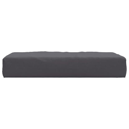Cuscino per Pallet Antracite 60x60x6 cm in Tessuto
