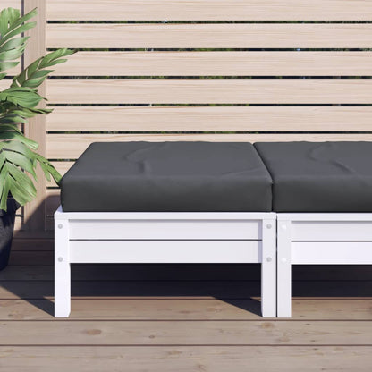 Cuscino per Pallet Antracite 60x60x6 cm in Tessuto