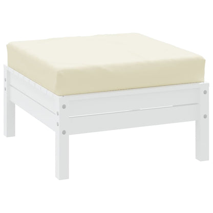 Cuscino per Pallet Crema 60x60x6 cm in Tessuto