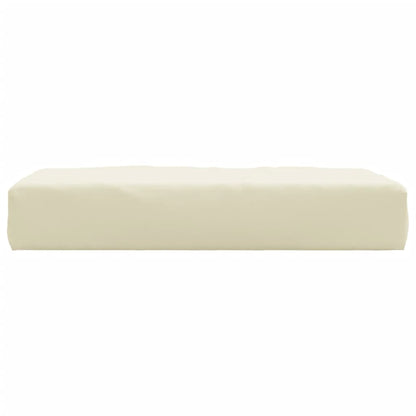 Cuscino per Pallet Crema 60x60x6 cm in Tessuto