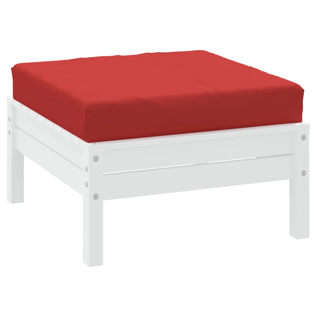 Cuscino per Pallet Rosso in Tessuto Oxford