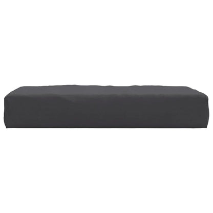 Cuscino per Pallet Nero 60x60x6 cm in Tessuto
