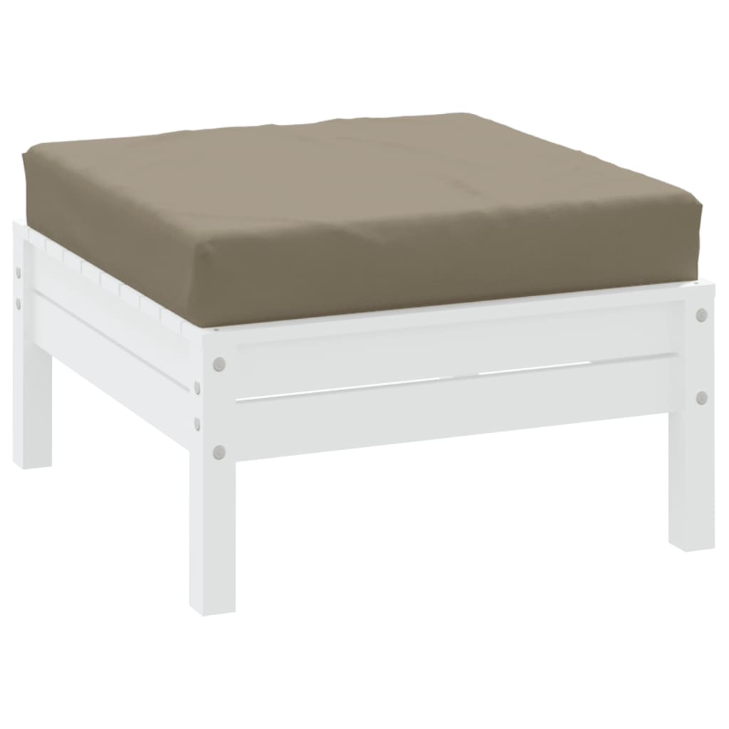 Cuscino per Pallet Tortora 60x60x6 cm in Tessuto Oxford