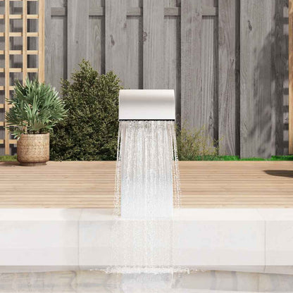 Fontana per Piscina 22x60x70 cm in Acciaio Inox 304