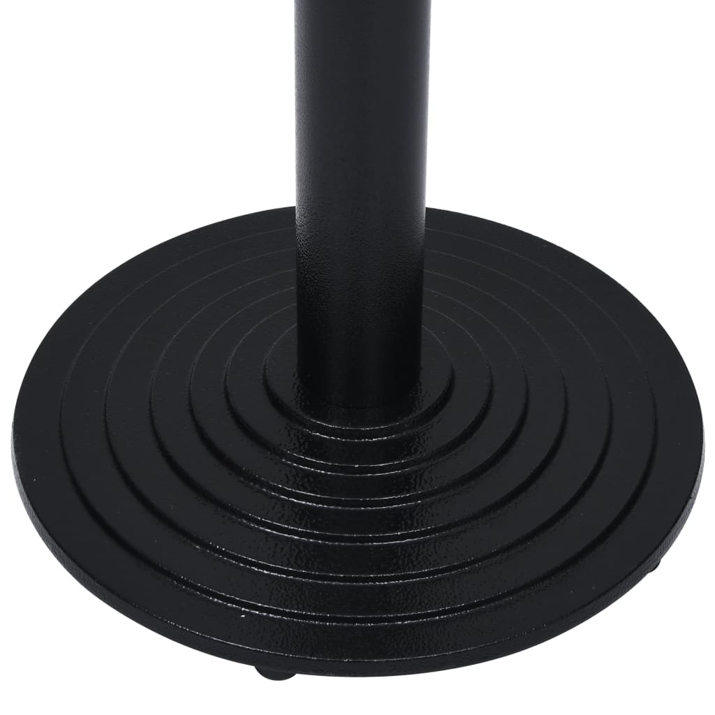Gamba per Tavolino da BistrÃ² Nero Ã˜43x107 cm in Ghisa