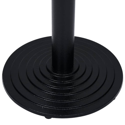 Gamba per Tavolino da BistrÃ² Nero Ã˜43x107 cm in Ghisa