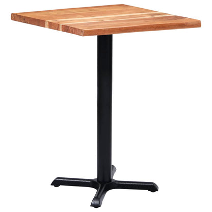 Gamba per Tavolino da BistrÃ² Nero 56x56x72 cm in Ghisa