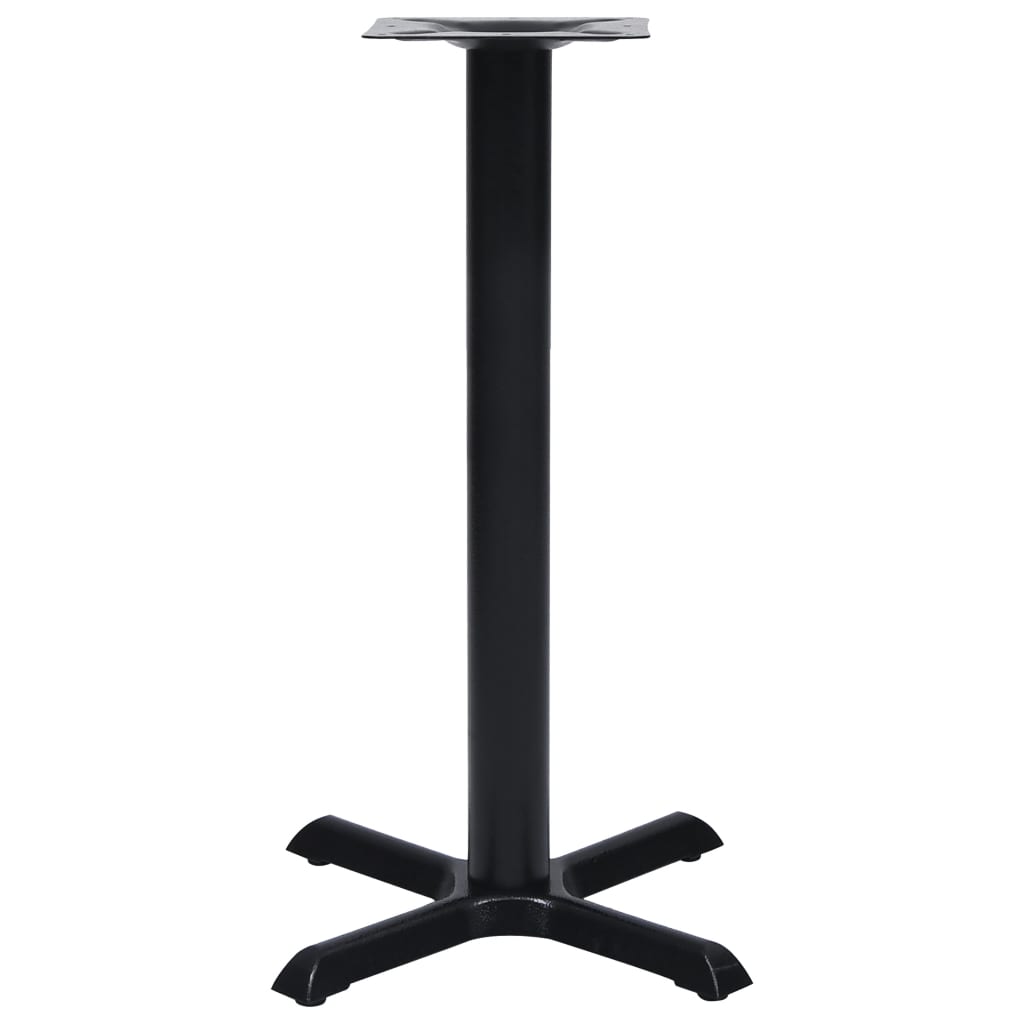 Gamba per Tavolino da BistrÃ² Nero 56x56x72 cm in Ghisa