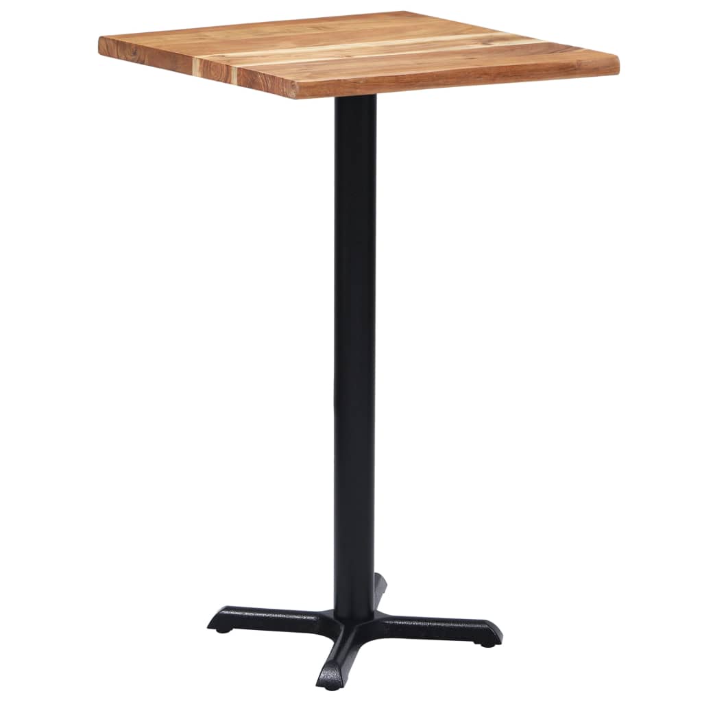 Gamba per Tavolino da Bar Nero 56x56x107 cm in Ghisa