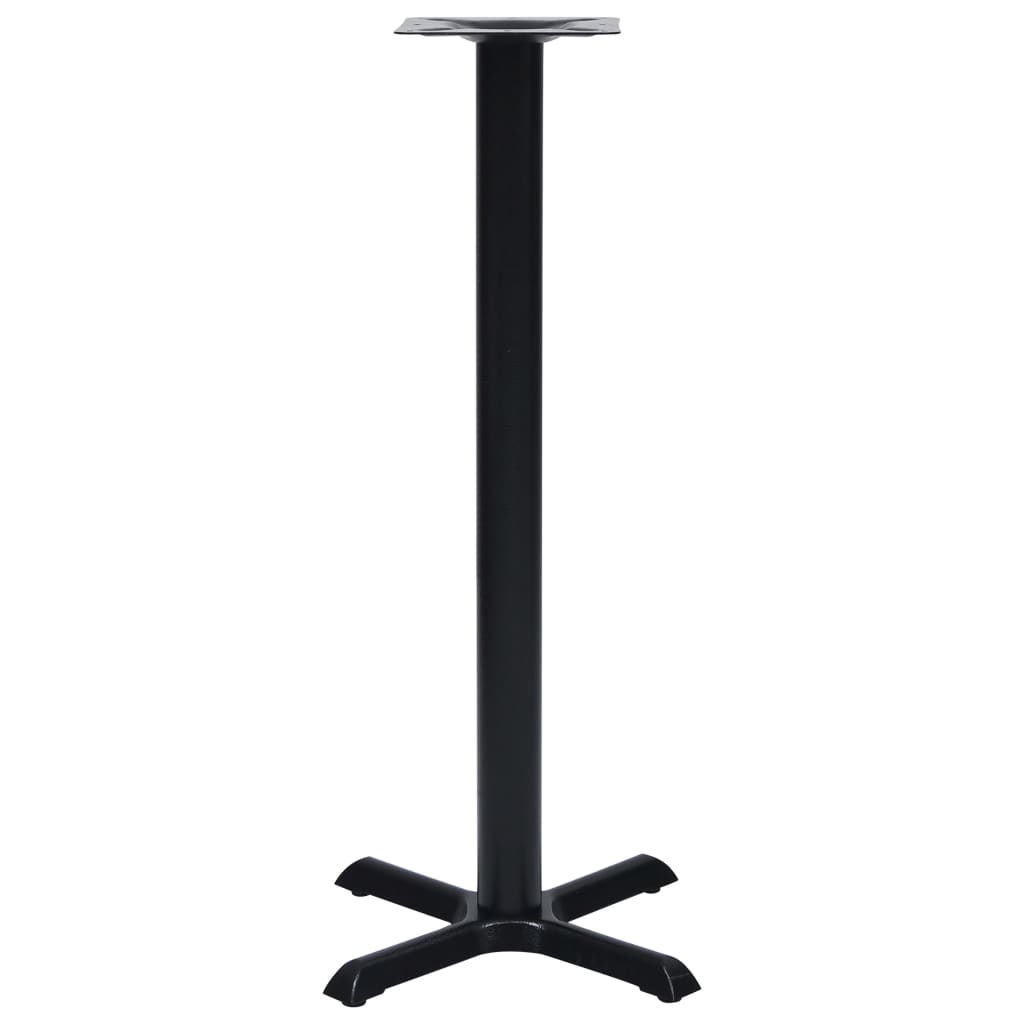 Gamba per Tavolino da Bar Nero 56x56x107 cm in Ghisa