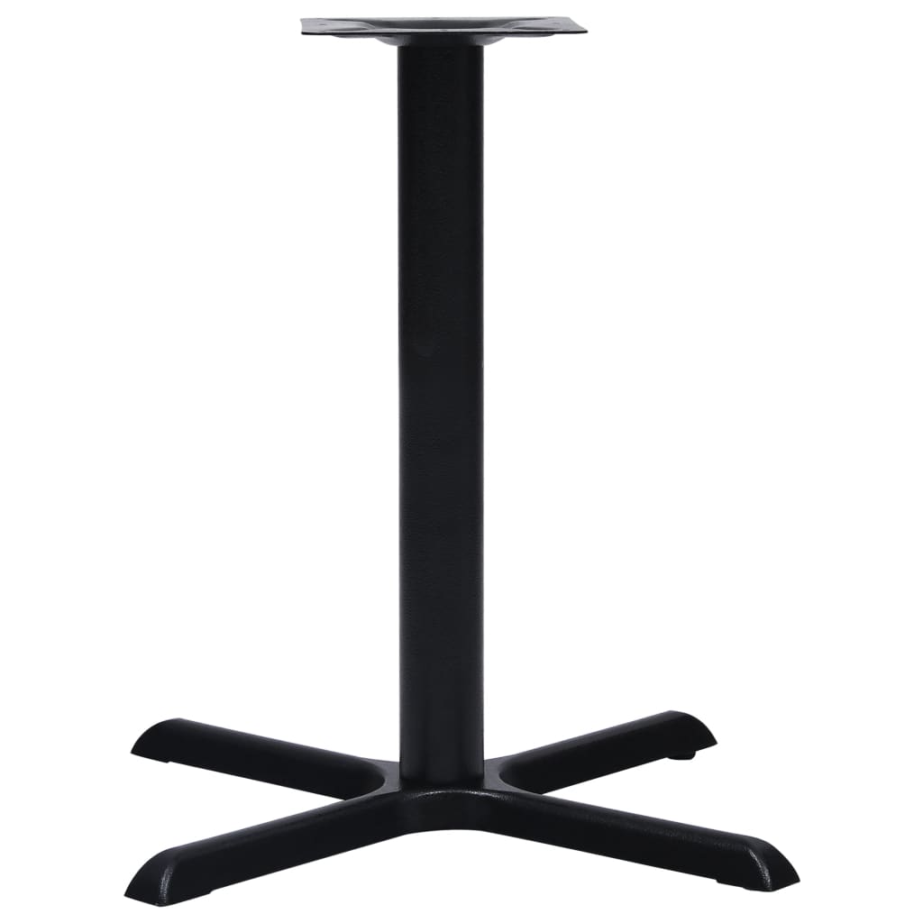 Gamba per Tavolino da BistrÃ² Nero 76x76x72 cm in Ghisa