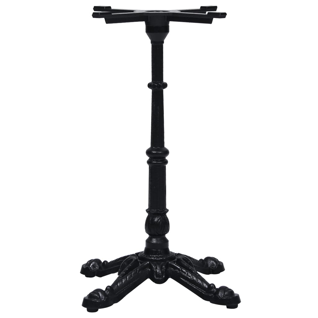 Gamba per Tavolino da BistrÃƒÂ² Nero 52x52x72 cm in Ghisa