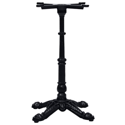 Gamba per Tavolino da BistrÃƒÂ² Nero 52x52x72 cm in Ghisa