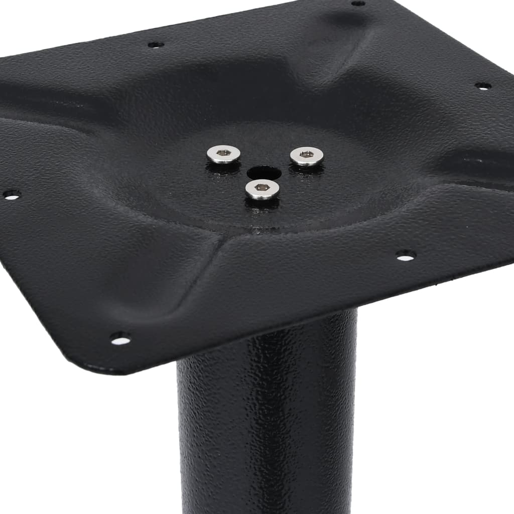 Gamba per Tavolino da BistrÃƒÂ² Nero 52x52x72 cm in Ghisa