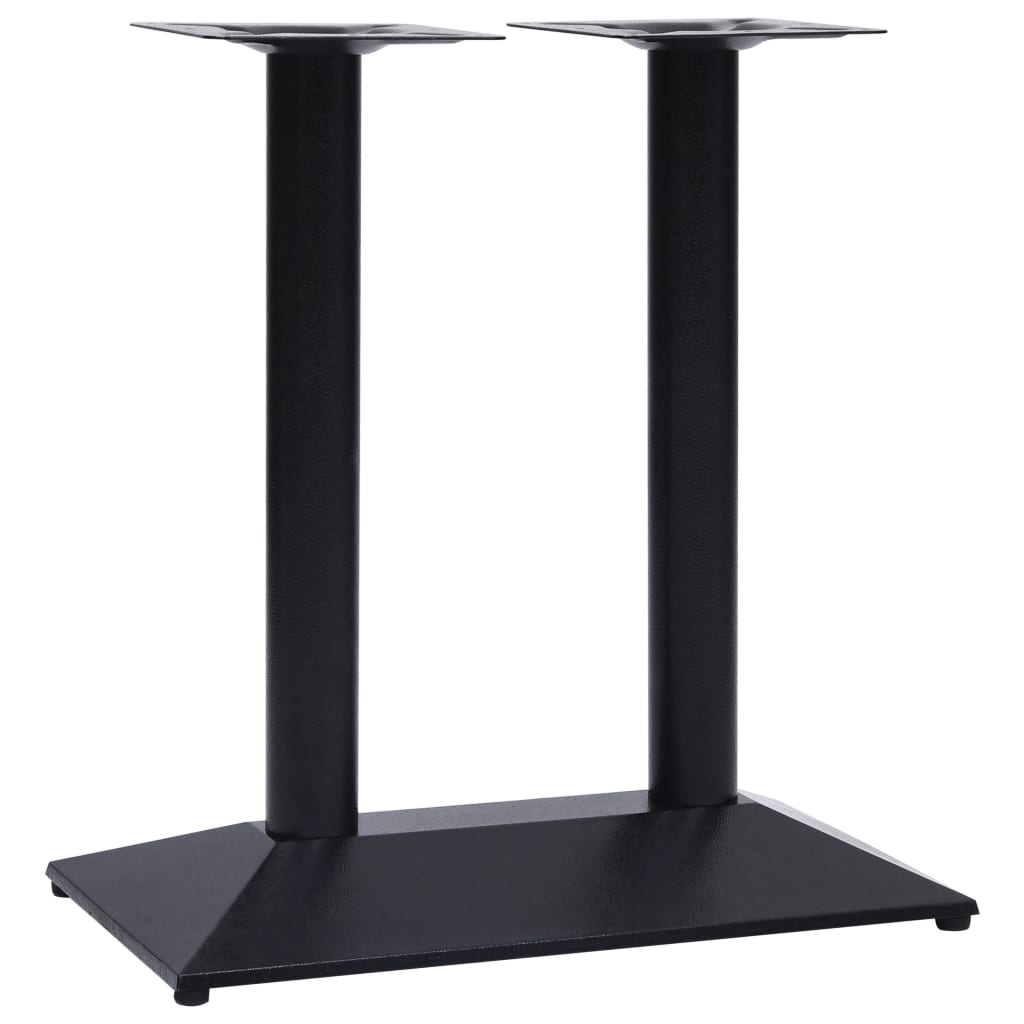 Gamba per Tavolino da BistrÃ² Nero 70x40x72 cm in Ghisa
