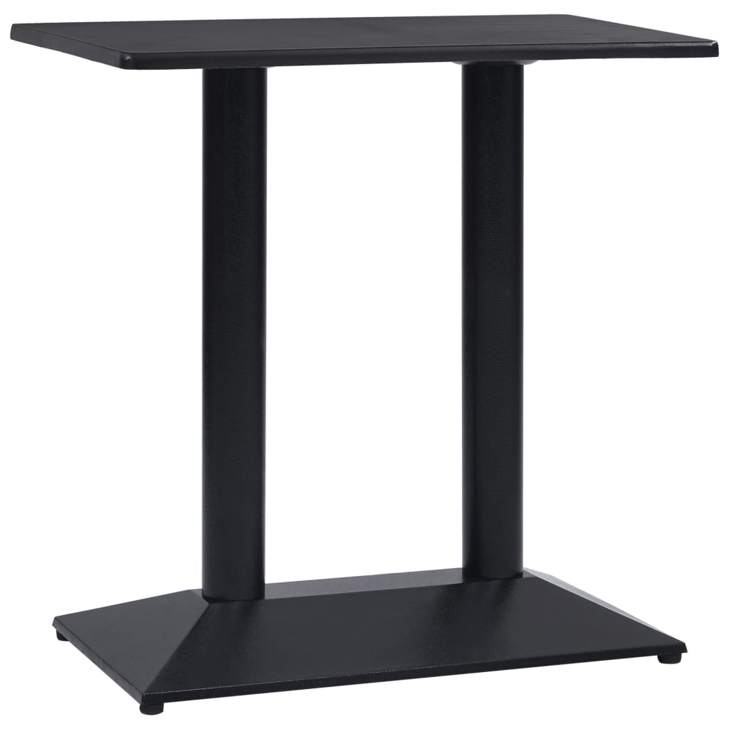 Gamba per Tavolino da BistrÃ² Nero 70x40x72 cm in Ghisa