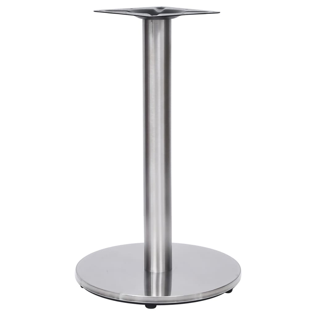 Gamba per Tavolino da BistrÃ² Argento Ã˜45x72 cm in Acciaio Inox