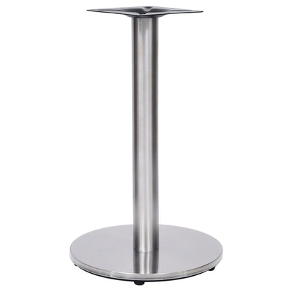 Gamba per Tavolino da BistrÃ² Argento Ã˜45x72 cm in Acciaio Inox