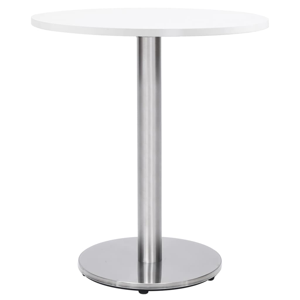 Gamba per Tavolino da BistrÃ² Argento Ã˜45x72 cm in Acciaio Inox