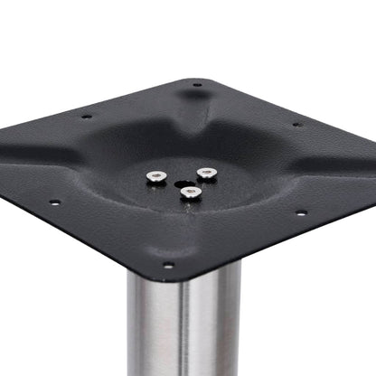 Gamba per Tavolino da BistrÃ² Argento Ã˜45x72 cm in Acciaio Inox