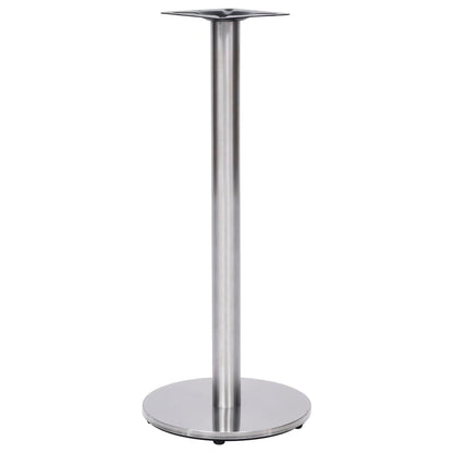 Gamba per Tavolino da Bar Argento Ã˜45x107 cm in Acciaio Inox