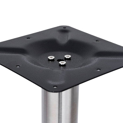 Gamba per Tavolino da Bar Argento Ã˜45x107 cm in Acciaio Inox