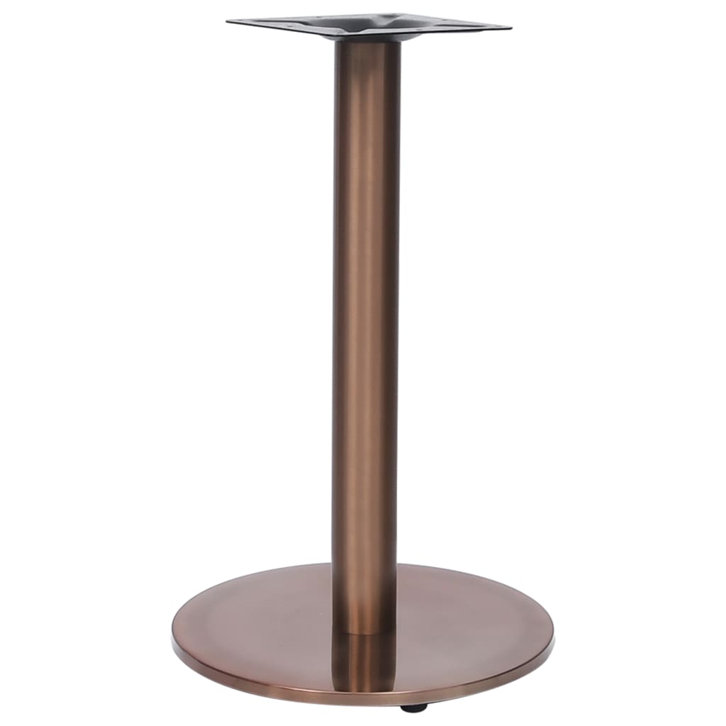 Gamba per Tavolino da BistrÃ² Oro Ã˜45x72 cm in Acciaio Inox