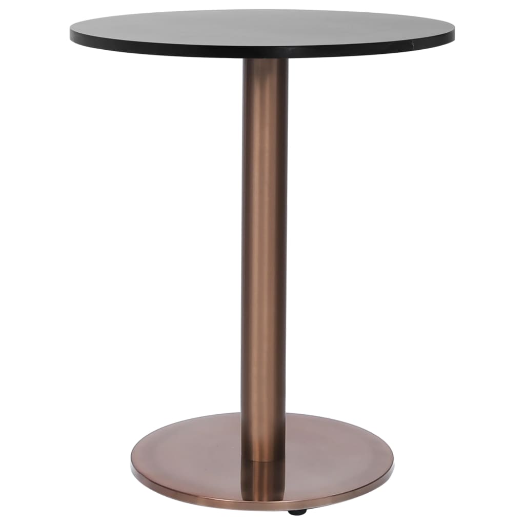 Gamba per Tavolino da BistrÃ² Oro Ã˜45x72 cm in Acciaio Inox