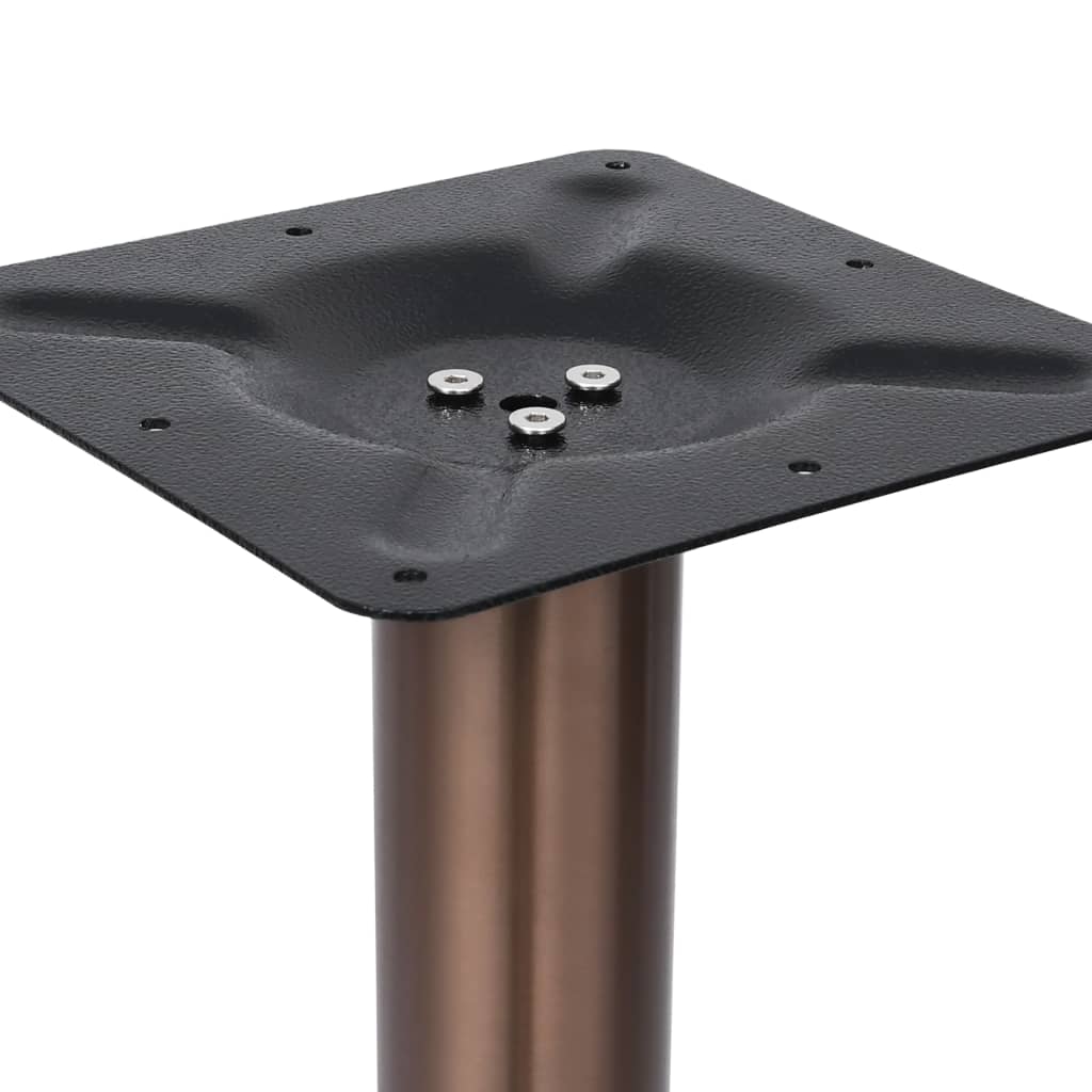 Gamba per Tavolino da BistrÃ² Oro Ã˜45x72 cm in Acciaio Inox