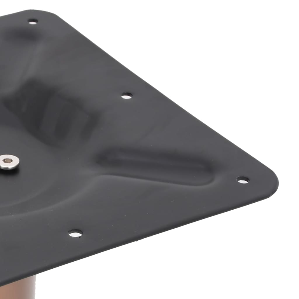 Gamba per Tavolino da Bar Ottone 70x40x72 cm in Acciaio Inox