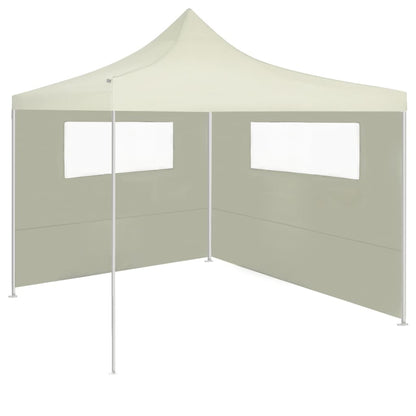 Parete per Gazebo con Finestre 6x2 m Crema
