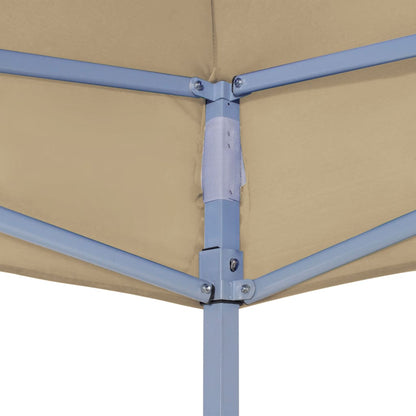 Tetto per Tendone per Feste 3x3 m Beige 270 g/mÃ‚Â²