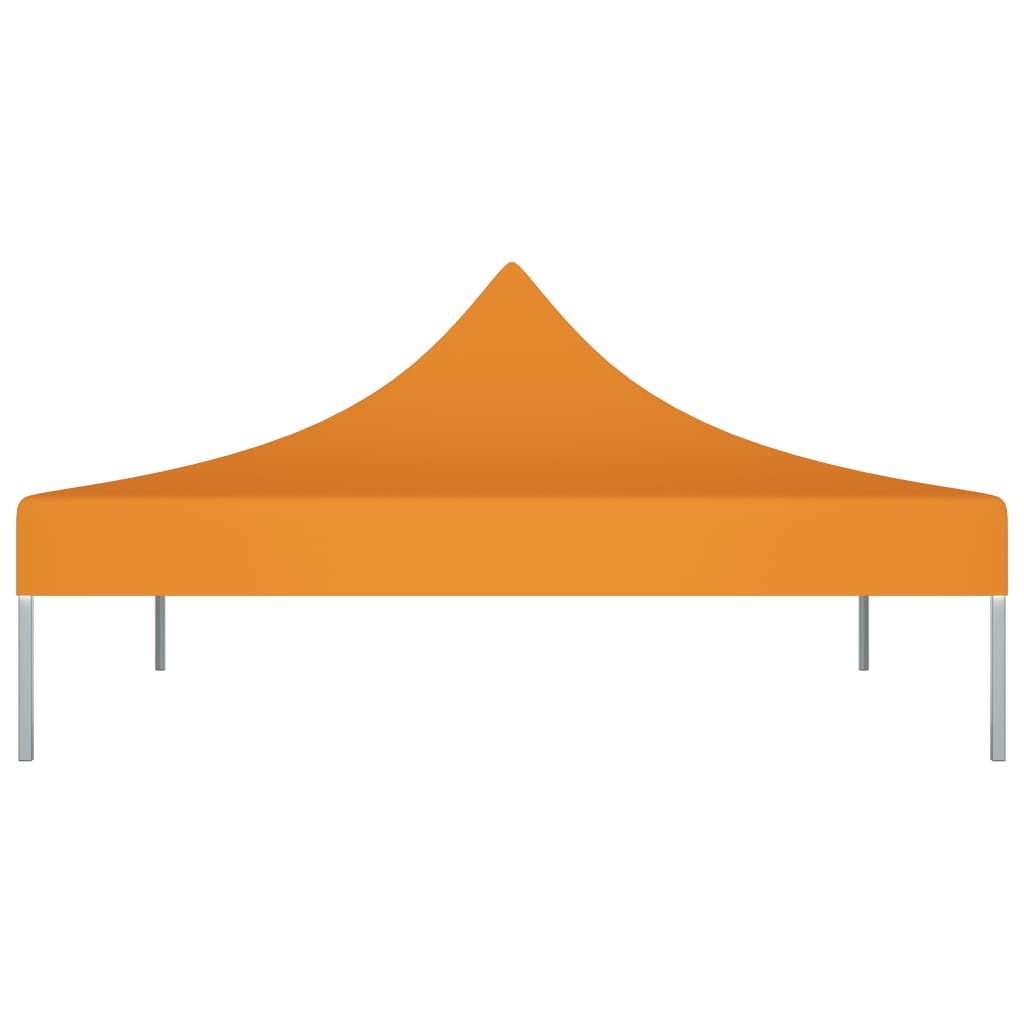 Tetto per Tendone per Feste 3x3 m Arancione 270 g/mÂ²