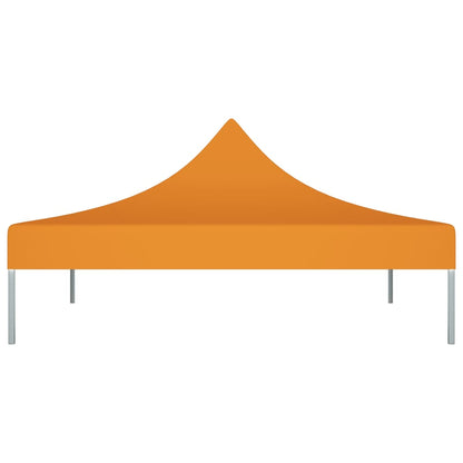 Tetto per Tendone per Feste 3x3 m Arancione 270 g/mÂ²