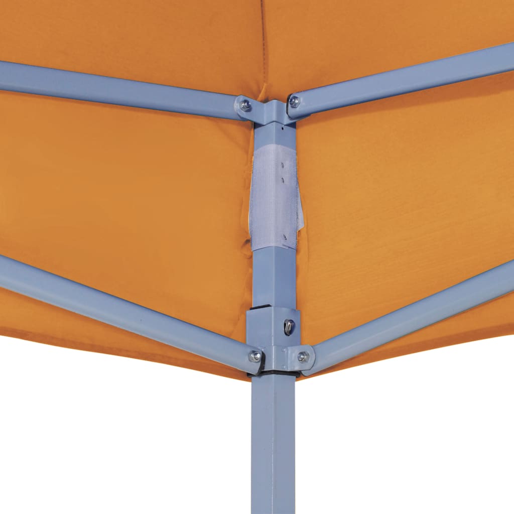 Tetto per Tendone per Feste 3x3 m Arancione 270 g/mÂ²