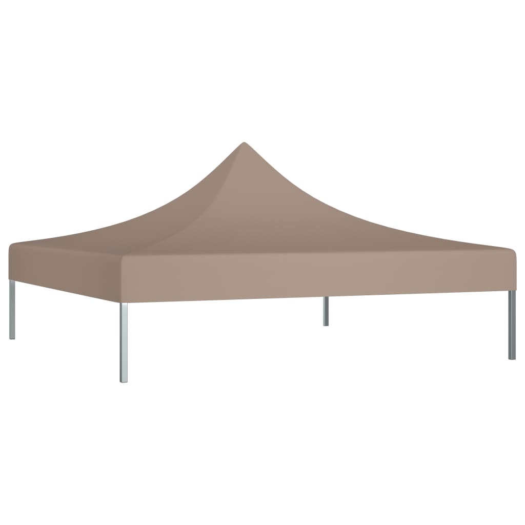 Tetto per Tendone per Feste 3x3 m Grigio Talpa 270 g/mÃ‚Â²