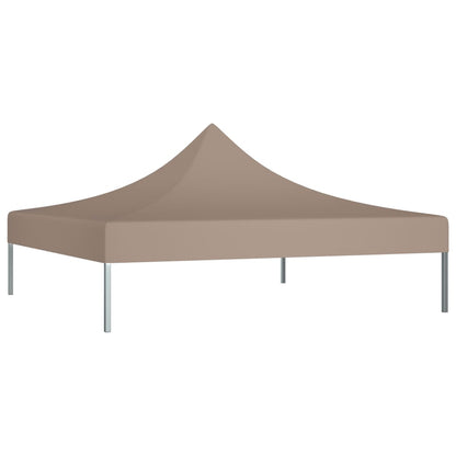 Tetto per Tendone per Feste 3x3 m Grigio Talpa 270 g/mÃ‚Â²